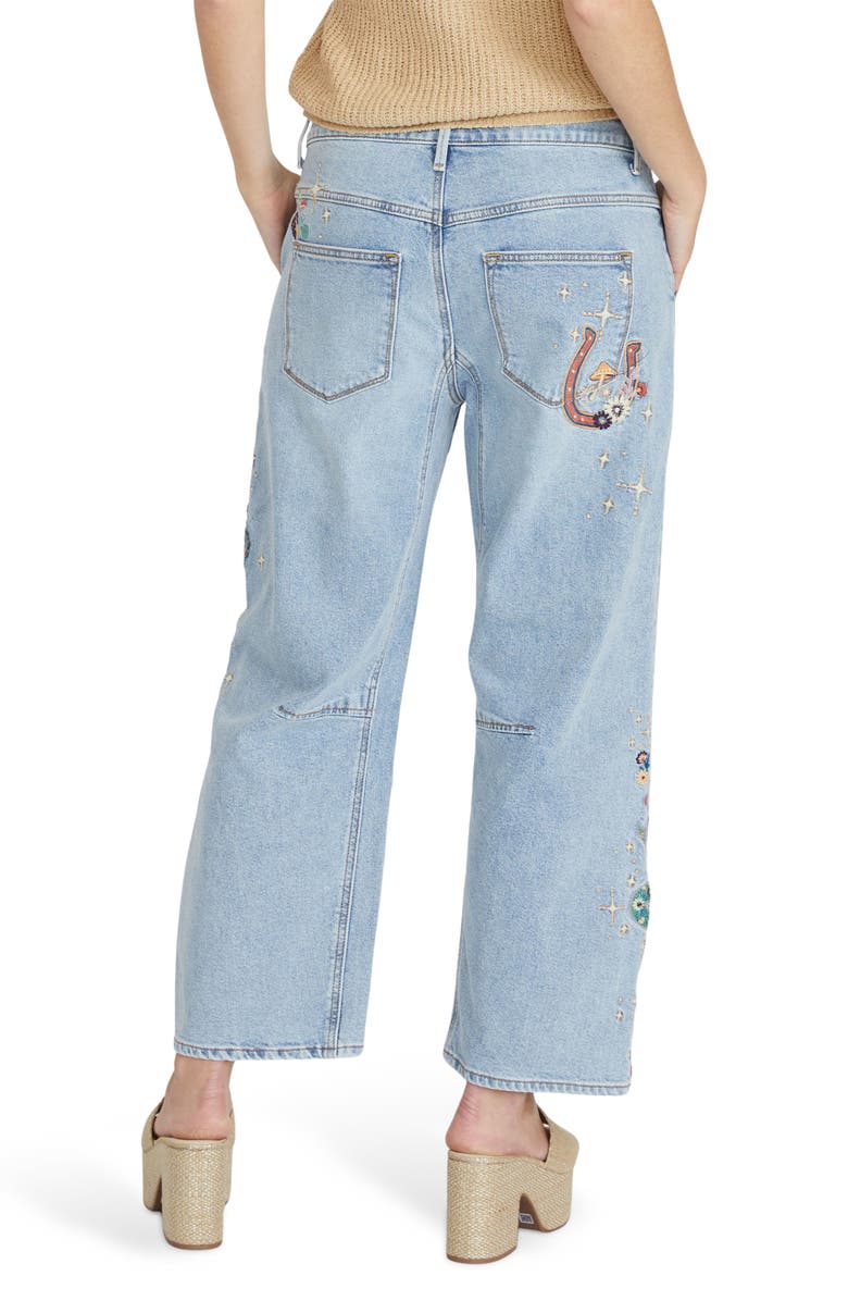 Driftwood Barbara x Hallucination High Waist Wide Leg Jeans, Alternate, color,