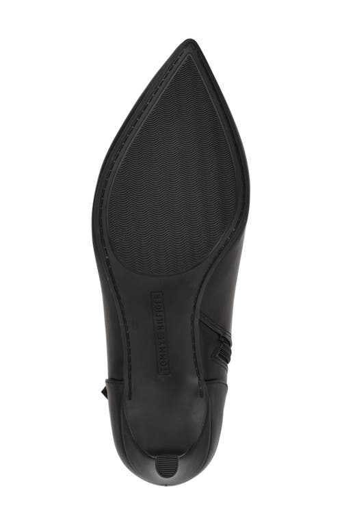 Tommy Hilfiger Jorine Pointed Toe Bootie In Black