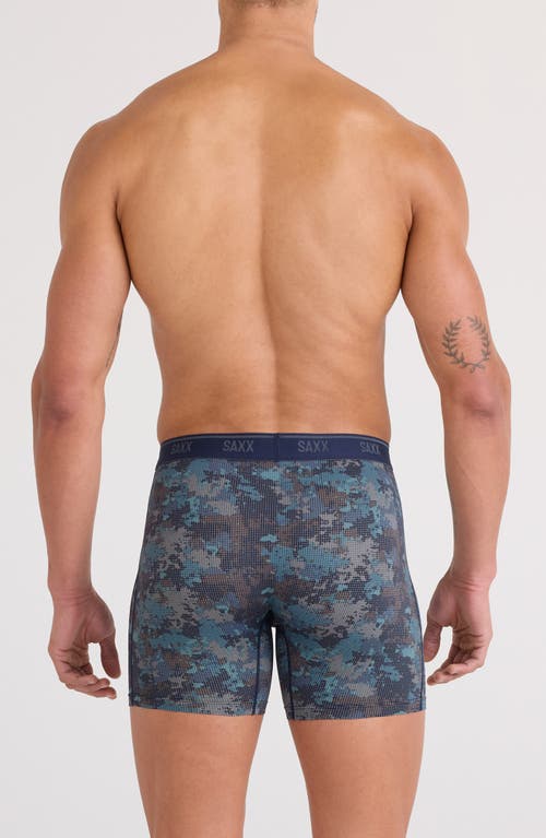 Saxx Assorted 2-pack Quest Quick Dry Mesh Boxer Briefs In Blue
