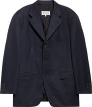 Maison Margiela Work in Progress Virgin Wool & Linen Blazer