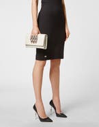 PHILIPP PLEIN Small Croco Embossed Clutch Eagle Women