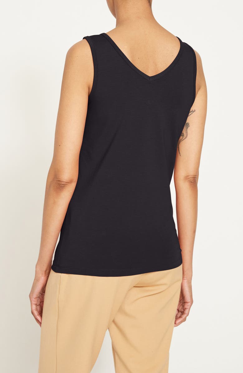 Universal Standard Double V Stretch Cotton Tank, Alternate, color, 
