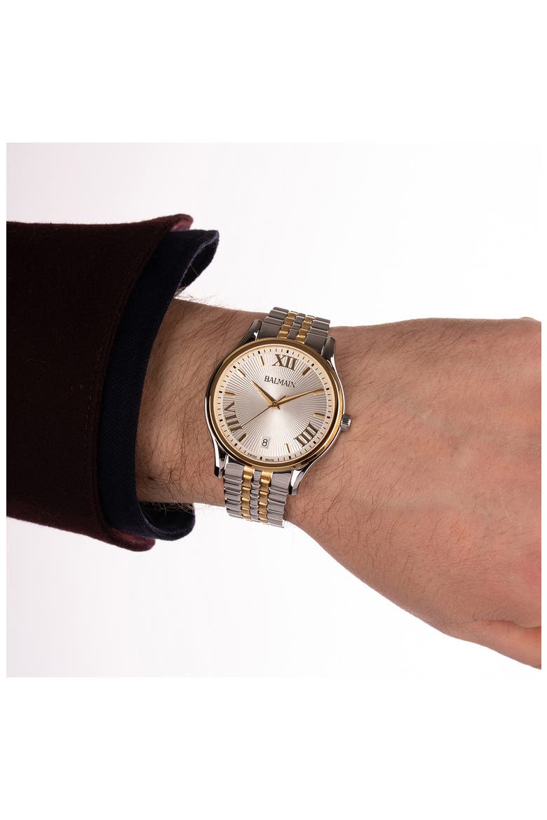 Beleganza Bracelet Watch, 40mm, Alternate, color, BICOLOR STAINLESS STEEL