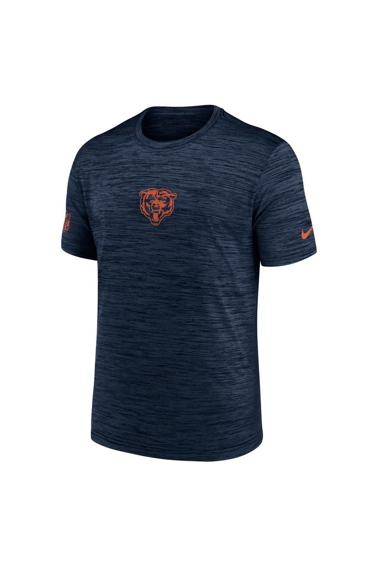 Men's Nike Navy Chicago Bears Sideline Velocity Performance T-Shirt, Alternate, color, Navy