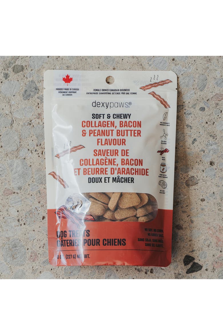 Soft & Chewy, Collagen, Bacon & Peanut Butter, 8oz, Dog Treats, Alternate, color, Multicolored