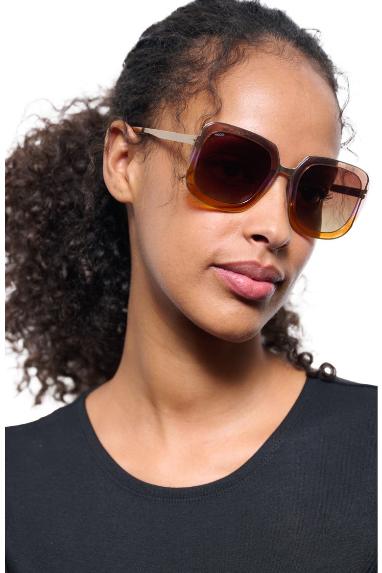 467 Sunglasses, Alternate, color, Orange Taupe