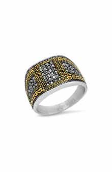Men's Two Tone Stainless Steel Ring