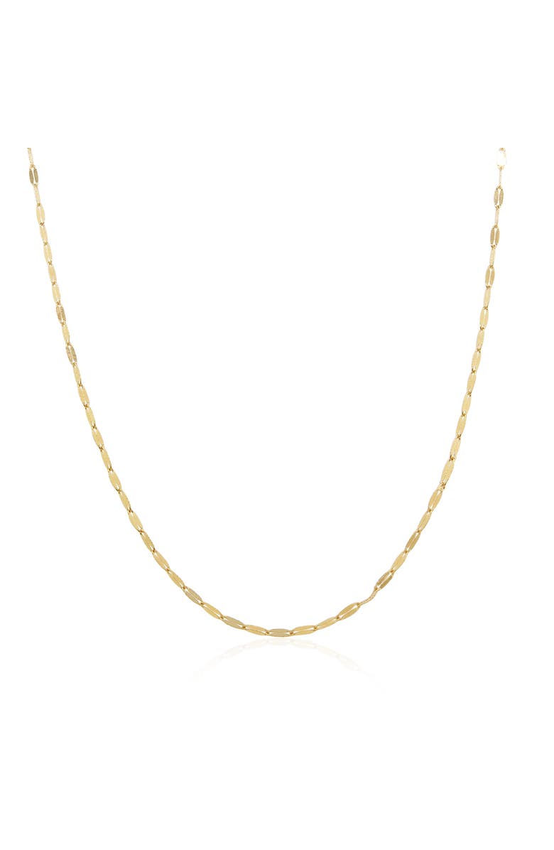 The Lovery Fine Jewelry Shimmer Chain Necklace, Main, color, Yellow Gold