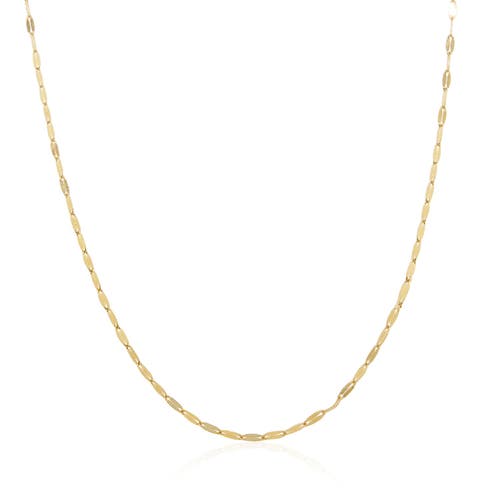 The Lovery Fine Jewelry Shimmer Chain Necklace In Gold