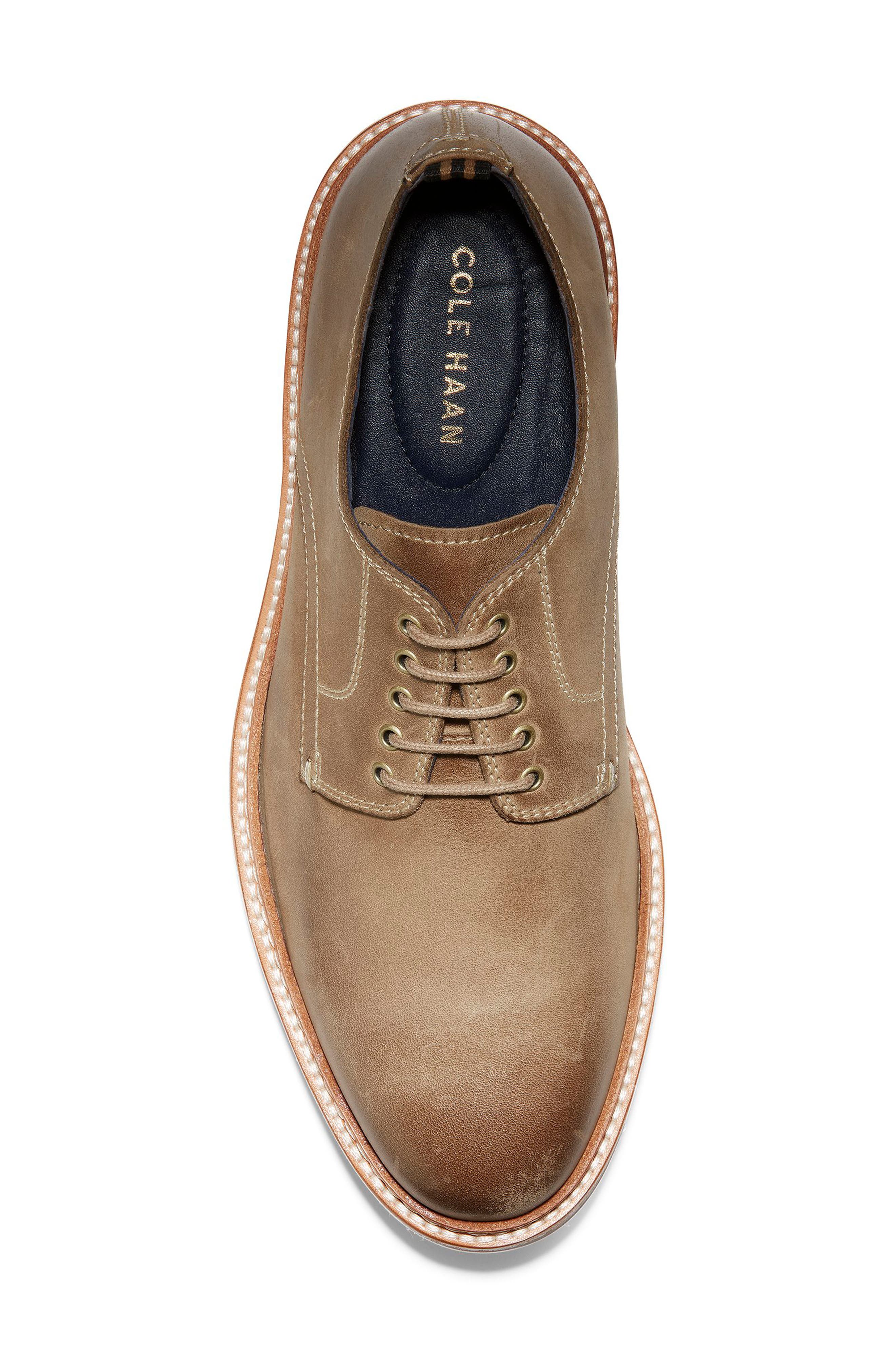 Frankland Grand Plain Toe Derby, Alternate, color, TAUPE NUBUCK