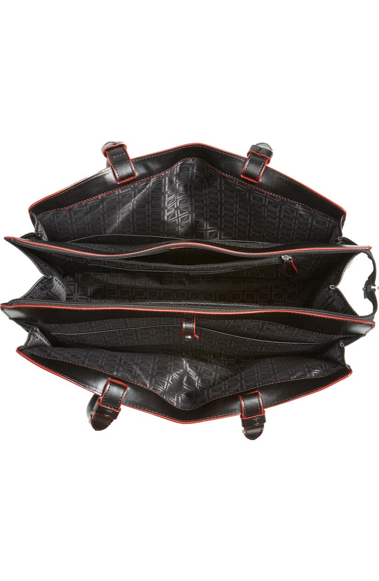 LODIS Los Angeles LODIS Audrey Under Lock & Key - Jessica RFID Leather Satchel, Alternate, color,