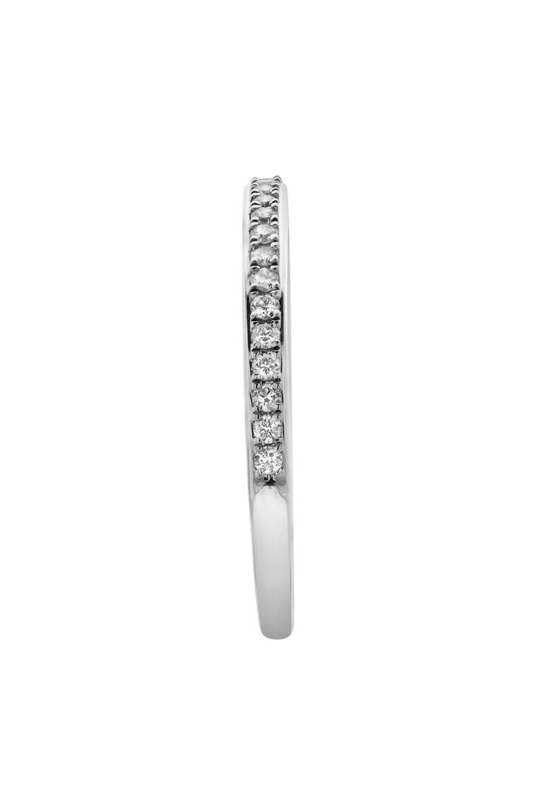 Luna 14K Gold Round Diamond Studded Eternity Band Ring - 0.25cts, Alternate, color, 14K White Gold