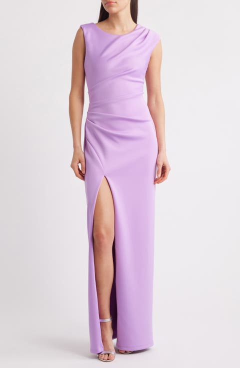 Braden Pleated Column Gown