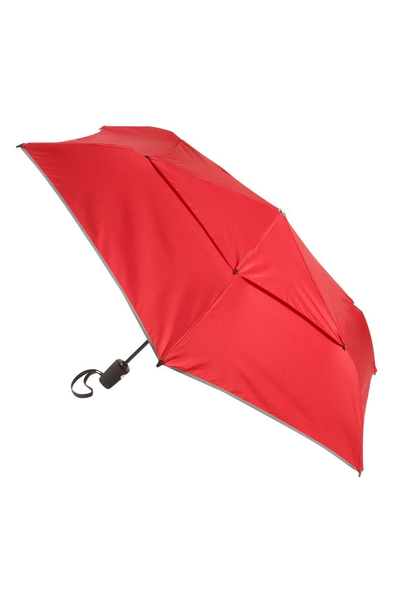 Medium Auto Close Umbrella, Main, color, RED