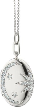 Monica Rich Kosann Galaxy Locket Necklace