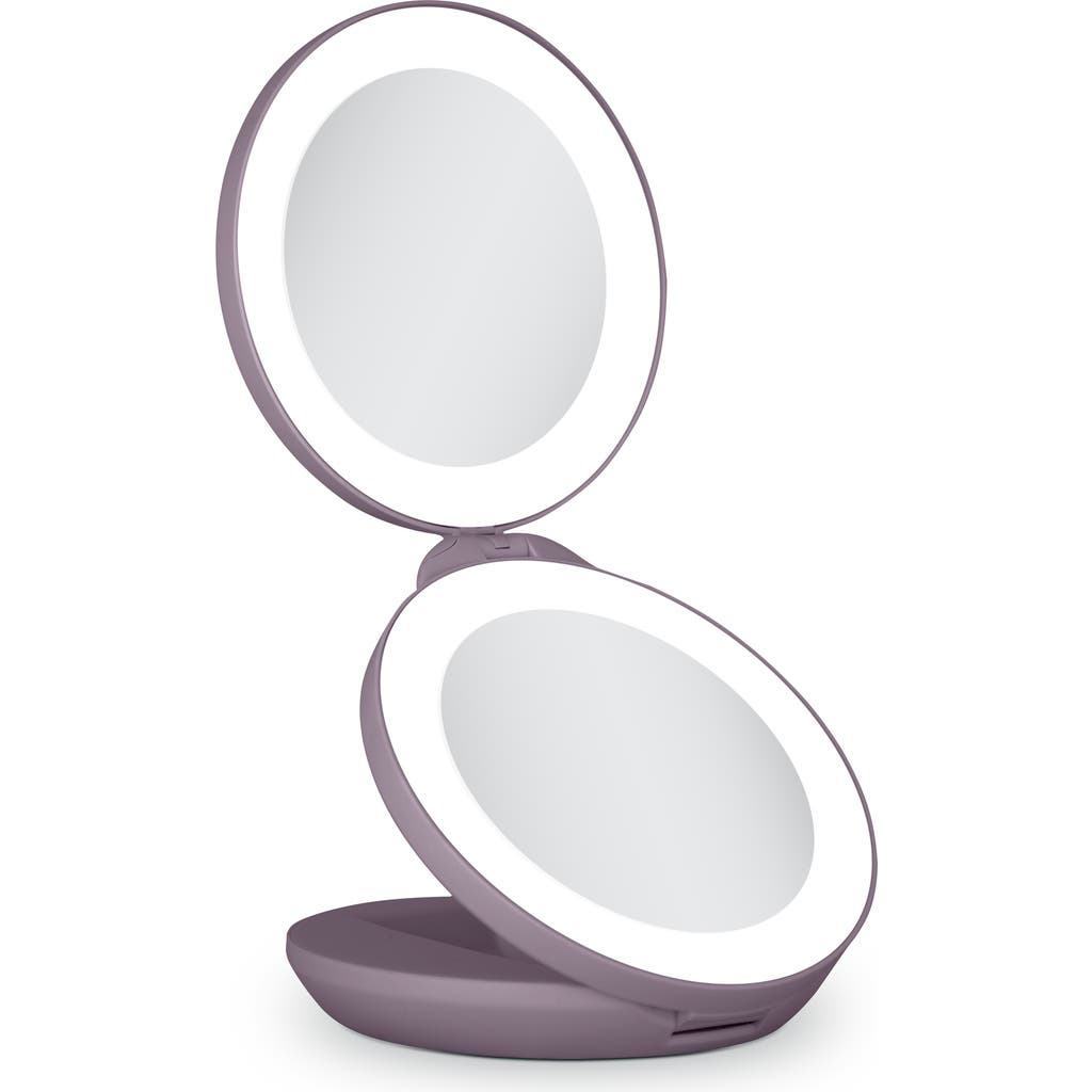 Zadro Lighted Travel Mirror With Magnification & Folding-to-compact