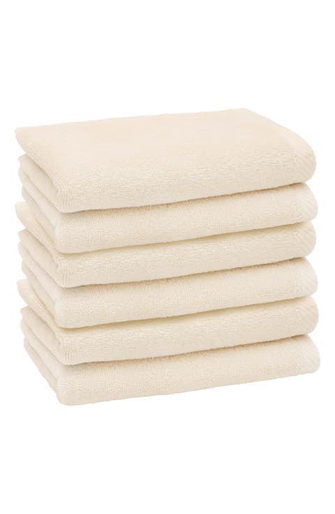 6-Pack Ediree Cotton Fingertip Towel Set