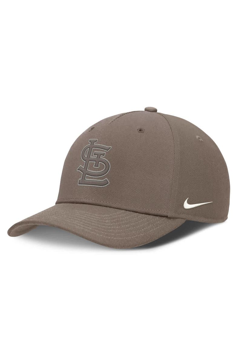 Nike Men's Nike Brown St. Louis Cardinals Rise Performance Adjustable Hat, Main, color, Brown