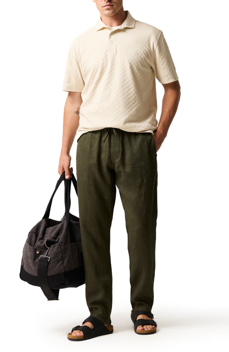 Rodd & Gunn Linen Resort Pants, Alternate, color, Dark Olive