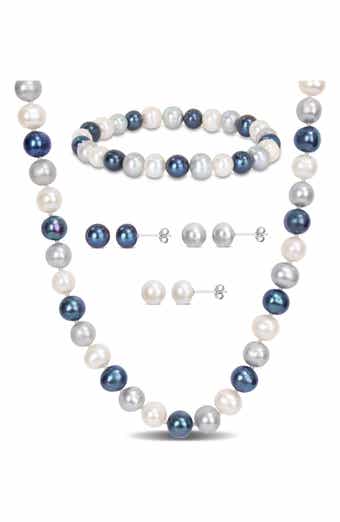 DELMAR 8-8.5mm Multi-Color Cultured Freshwater Pearl Necklace