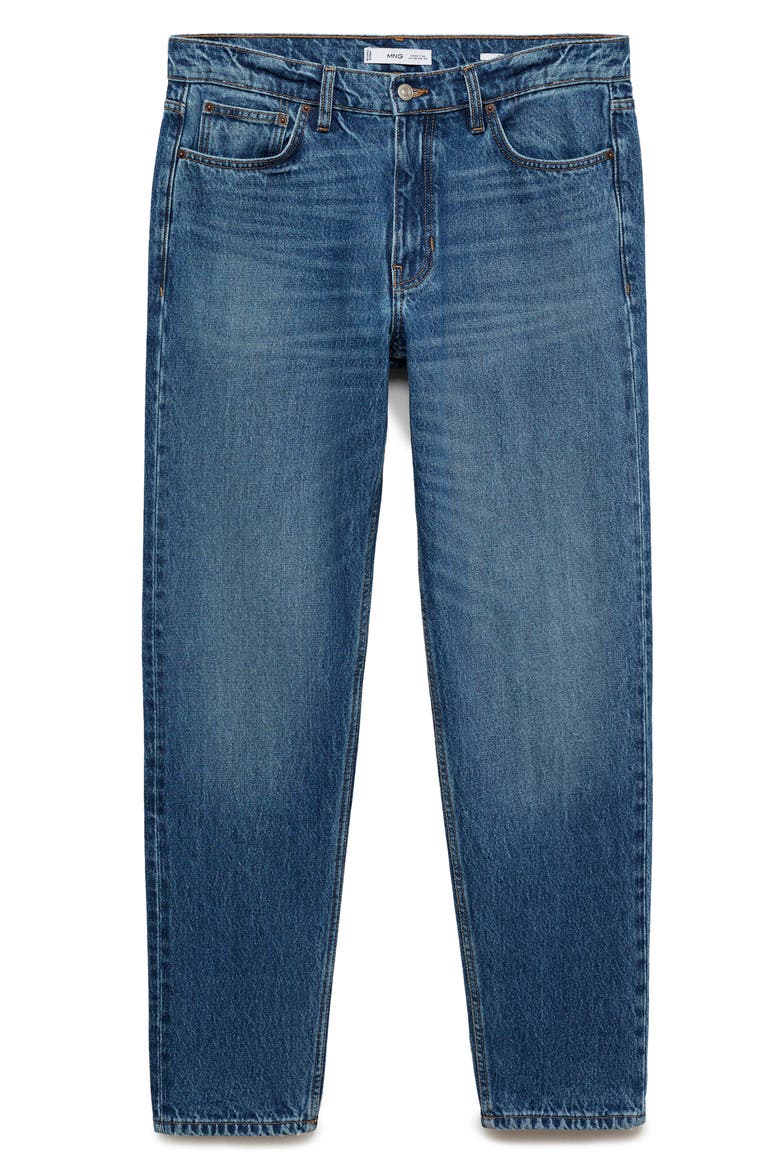 Bob Straight Leg Jeans, Alternate, color, DARK BLUE