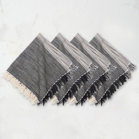 Kerbey Onyx Cotton Napkin Set of 4