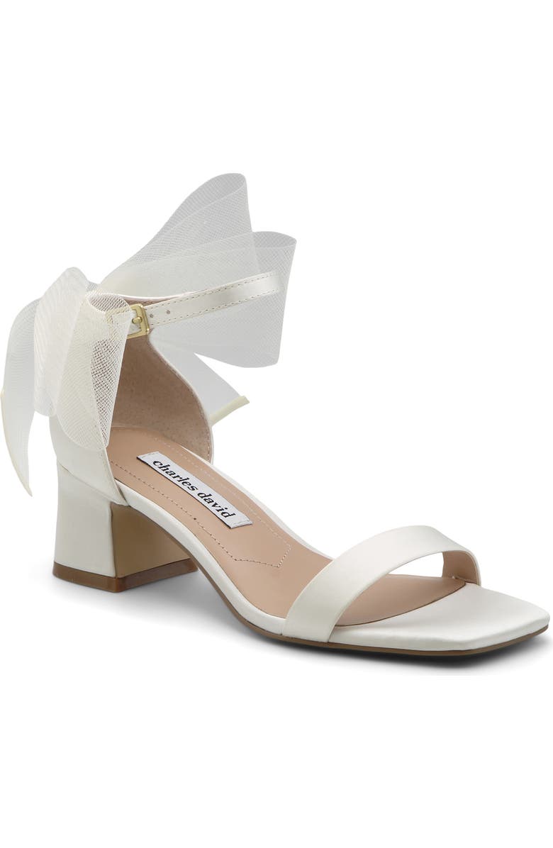 Charles David Riley Ankle Strap Sandal, Main, color, Ivory
