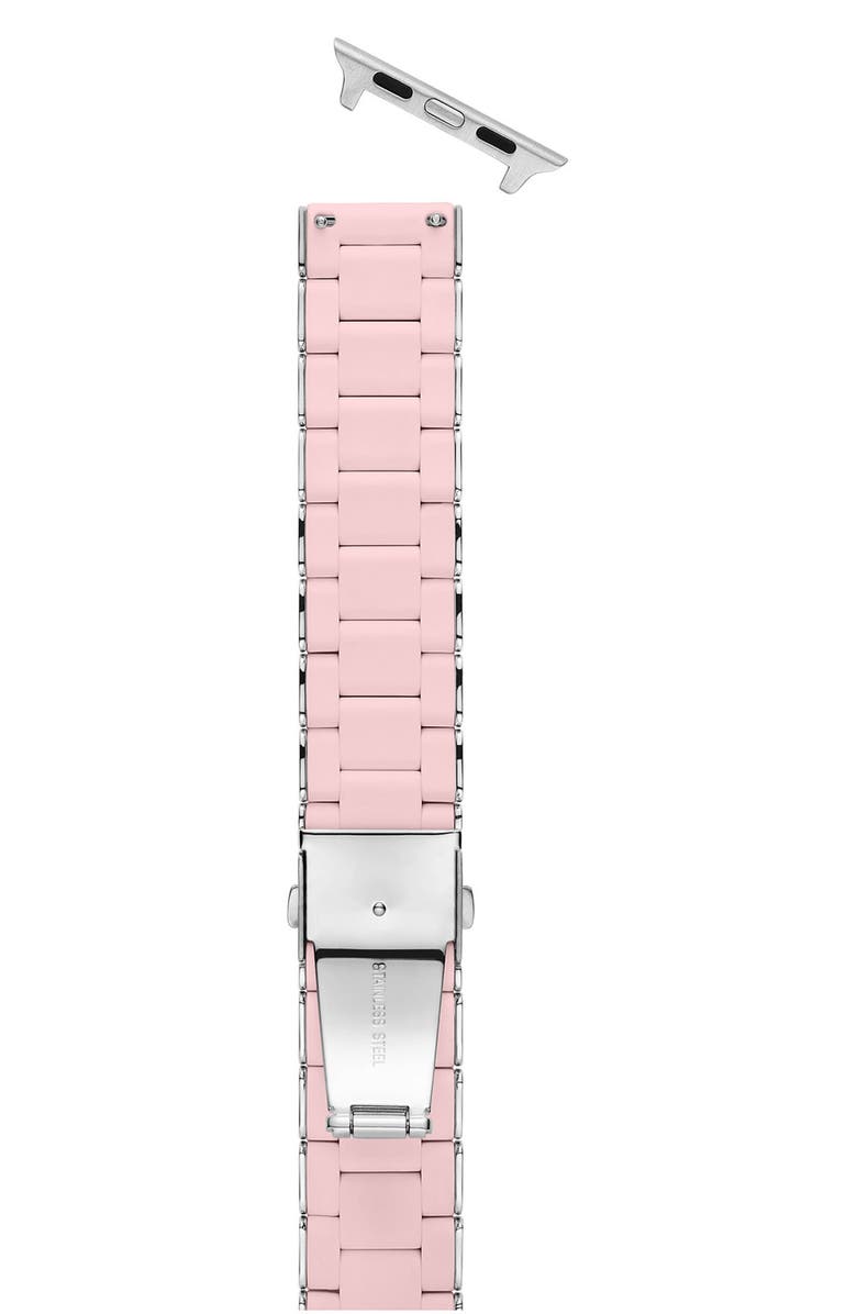 MICHELE Silicone 20mm Apple Watch<sup>®</sup> Watchband, Alternate, color, Pink