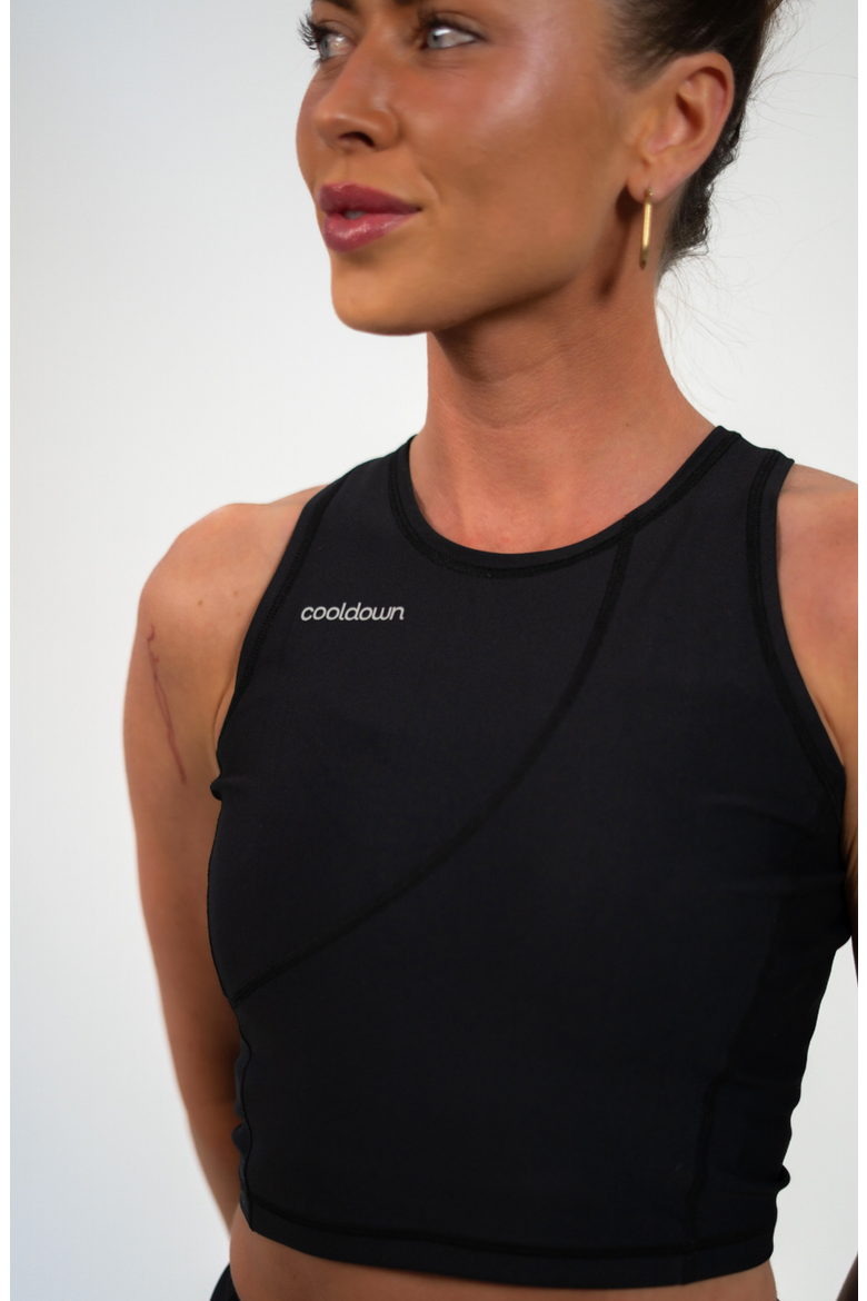 Meg Tank Top, Alternate, color, Black