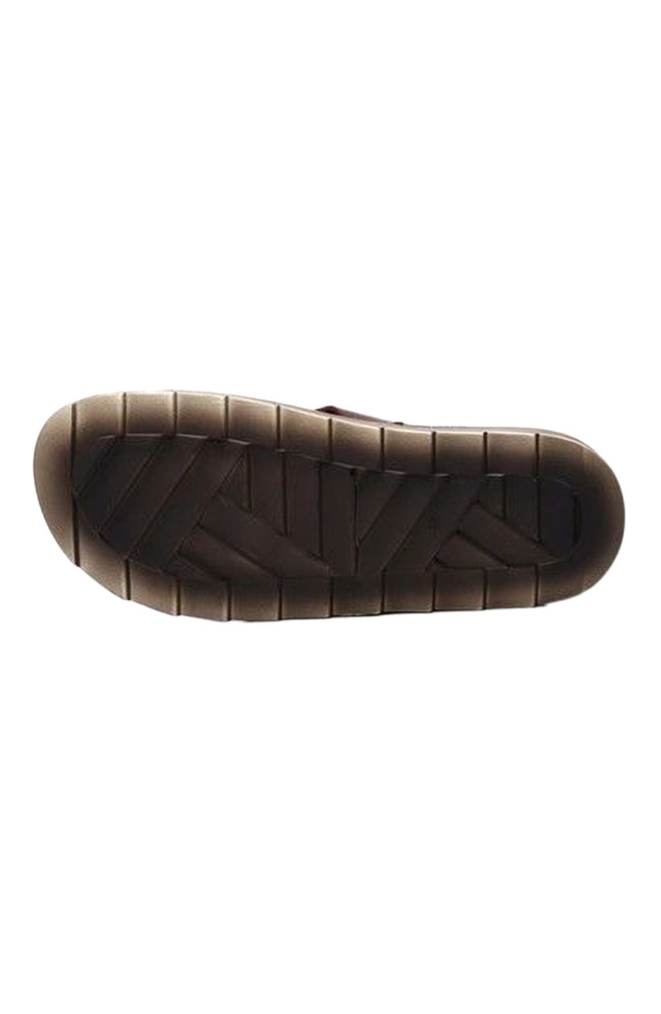 Maldiva Back Strap Sandal, Alternate, color, Brown Leather