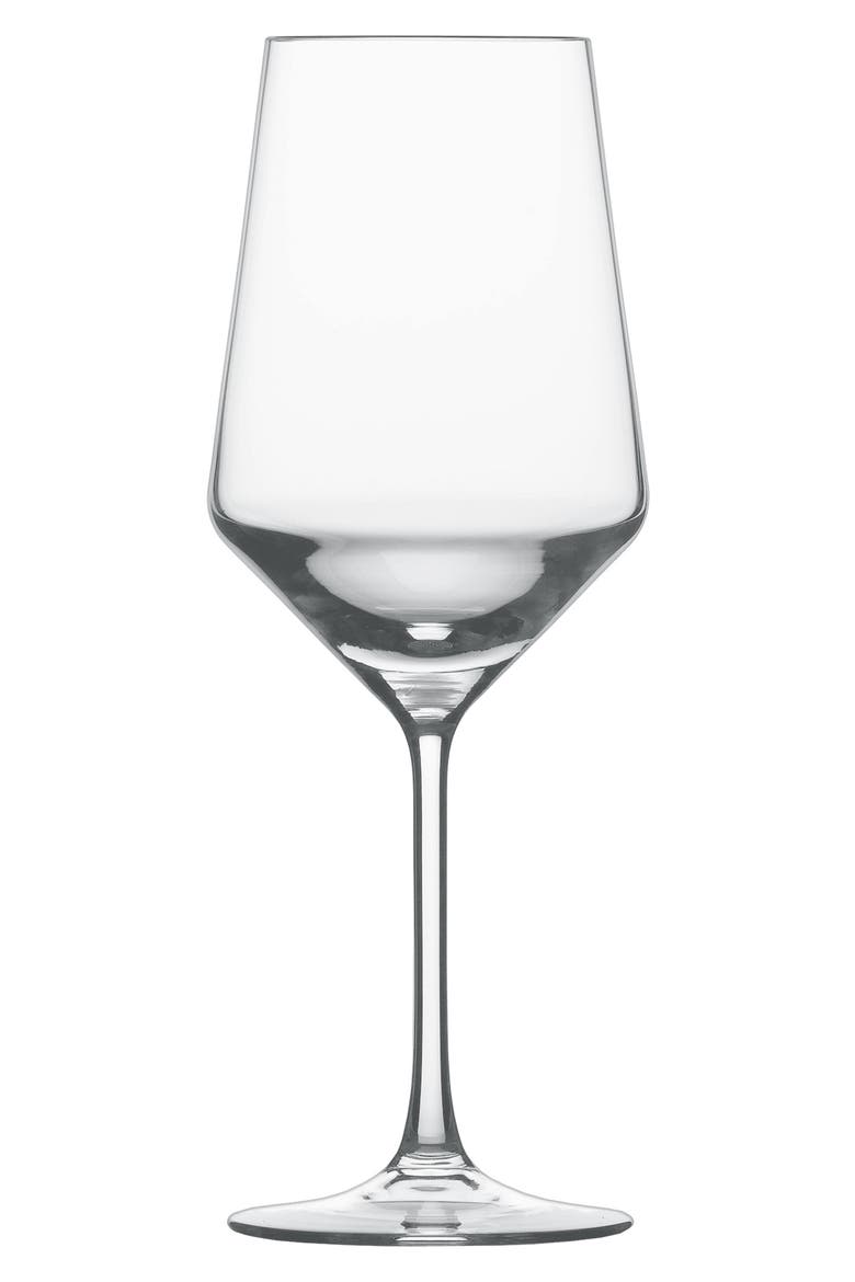 Schott Zwiesel Pure Set of 6 Cabernet Wine Glasses, Main, color, CLEAR