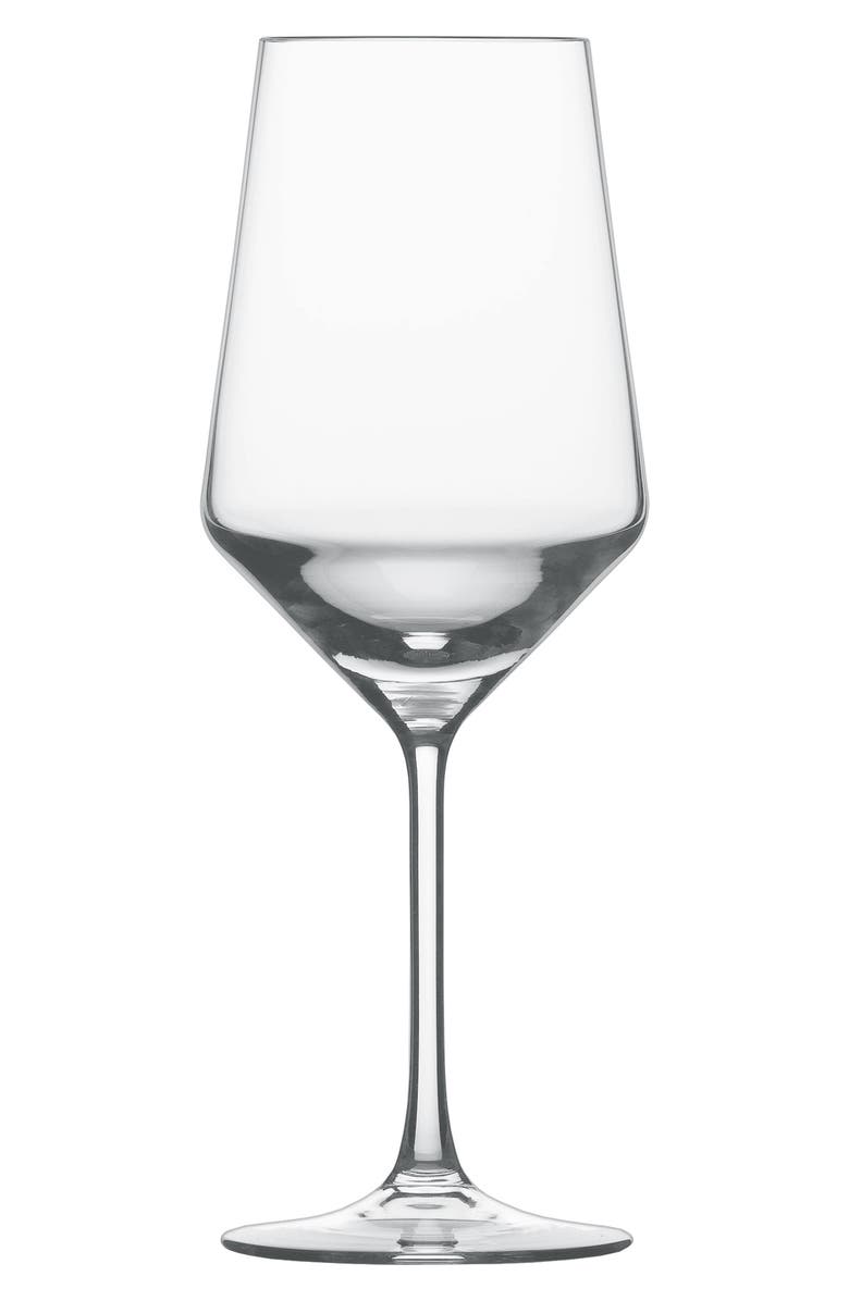 Zwiesel Glass Schott Zwiesel Pure Set of 6 Cabernet Wine Glasses, Main, color, Clear