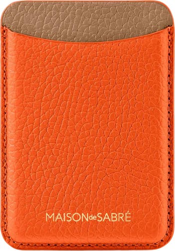 【MAISON de SABRE】The MagSafe Wallet/カード3枚収納/レザー ☆MAISON DE SABRE☆レザー 本革 MagSafe Wallet カード3枚収納