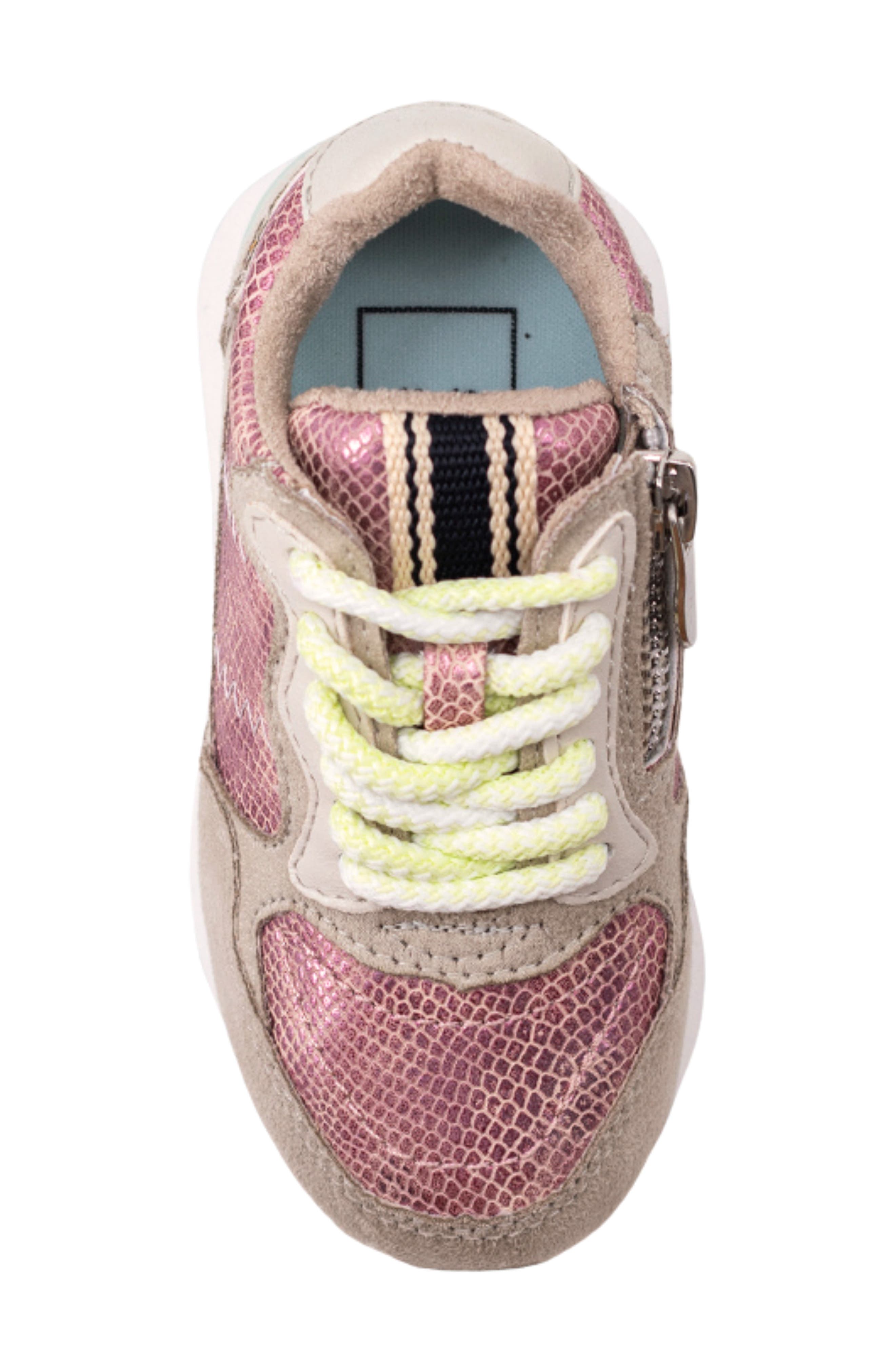 Kids' Phoebe Mini Sneaker, Alternate, color, PINK SNAKE