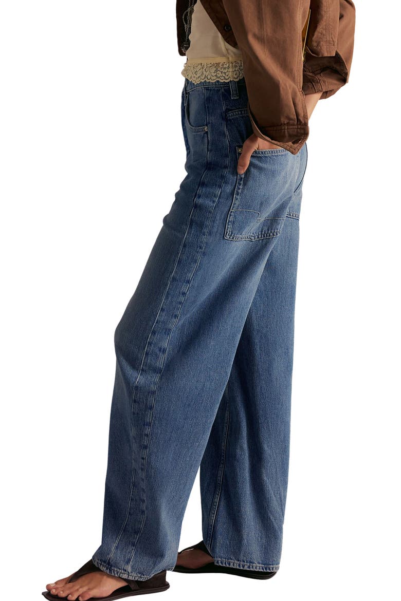 Truro Relaxed Wide Leg Jeans, Alternate, color, WATER STONED BLUE