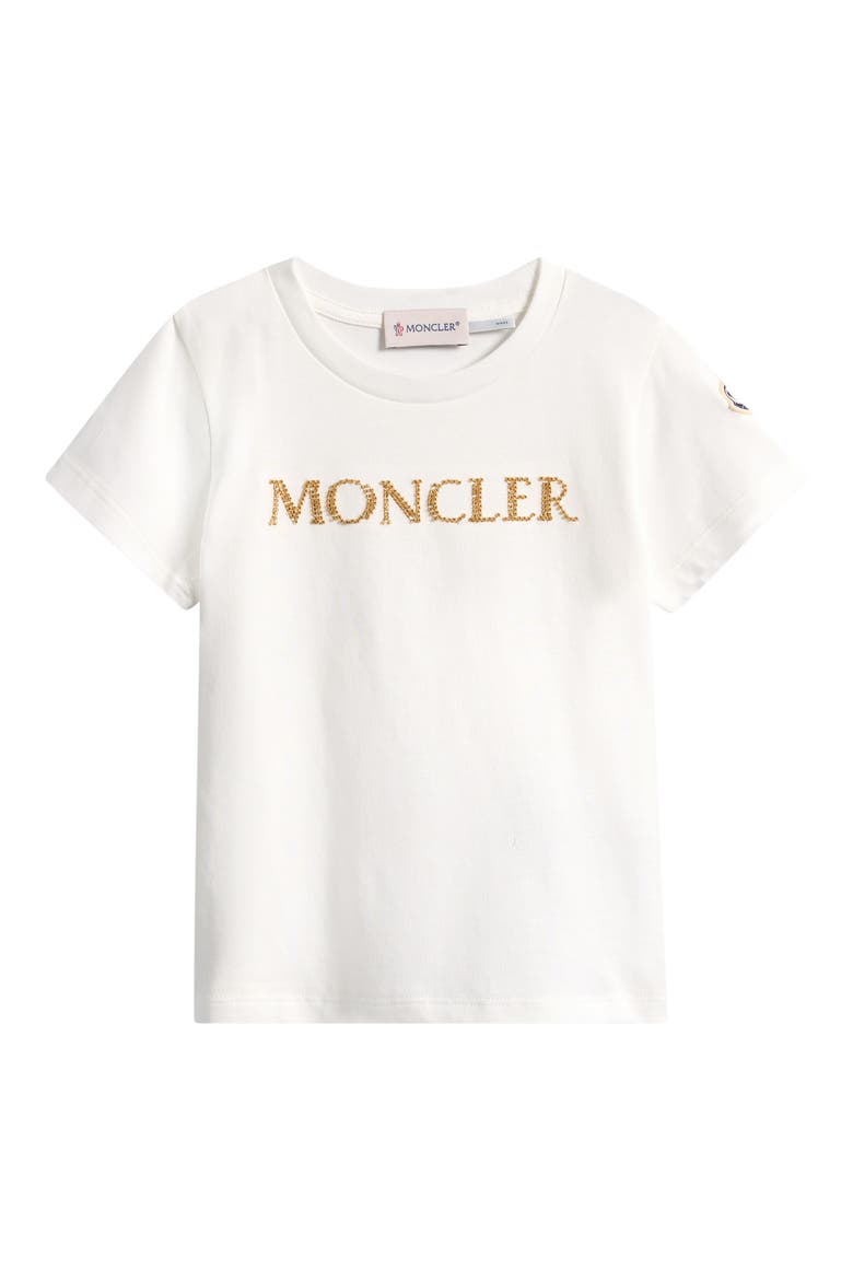 Kids' Logo Patch Graphic T-Shirt, Main, color, WHITE
