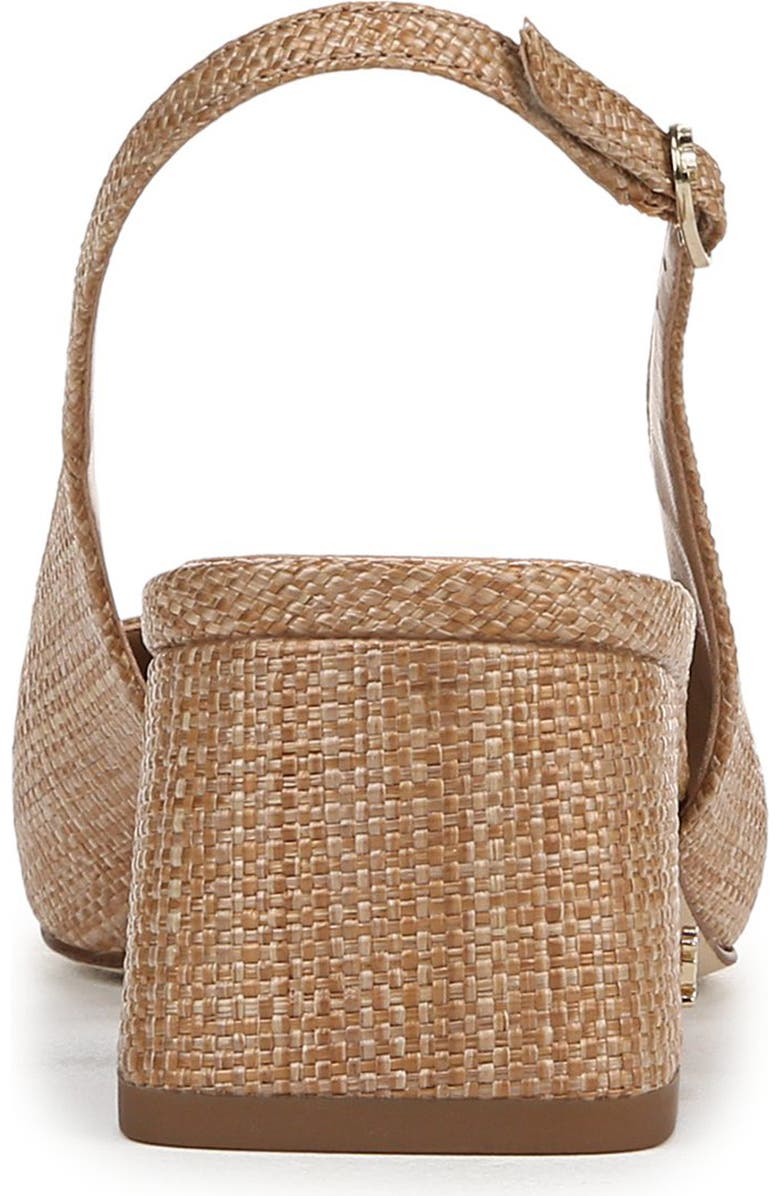 Sam Edelman Terra Slingback Pump, Alternate, color, Tan Raffia