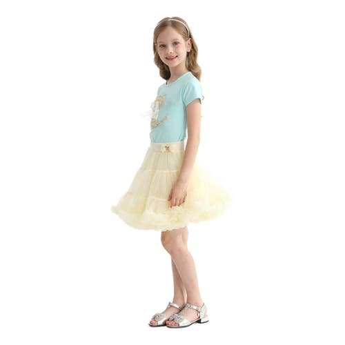 Mimi Tutu Cat-appliqué T-shirt In Blue