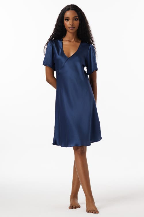 Silksilky Pure Silk Casual Smock Nightgown