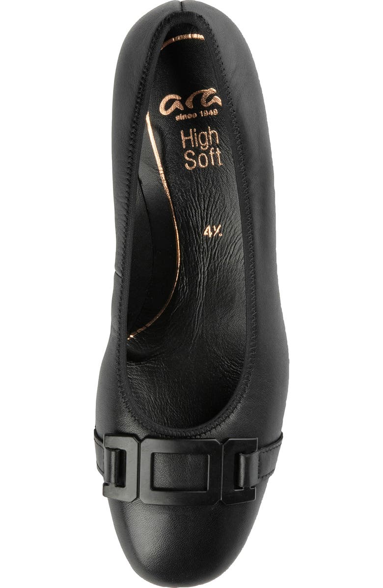 ara Gallant 2 Pump, Alternate, color, Black/Leather