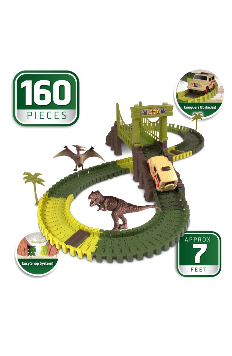 WowWorld Dino Safari Track Set, Alternate, color, Multicolored