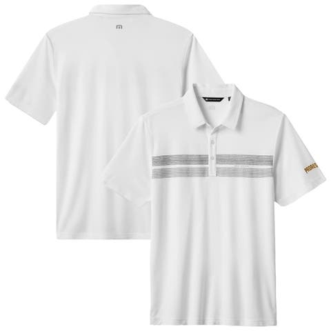 Men's TravisMathew White San Diego Padres Top Recruit Tri-Blend Polo