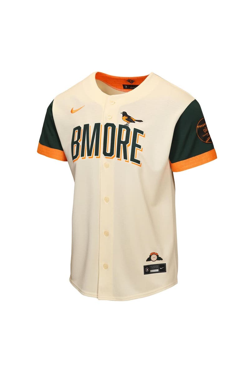 Nike Youth Nike  Cream Baltimore Orioles 2026 City Connect Stadium Jersey, Alternate, color, Cream