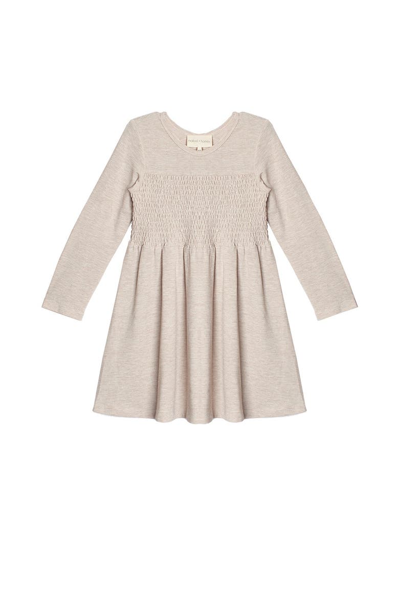 Millie Natural Waist Dress, Main, color, Brown