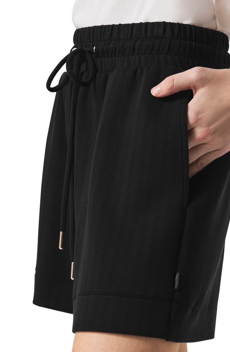 Splendid x @cellajaneblog Rib Scuba Knit Shorts, Alternate, color, 