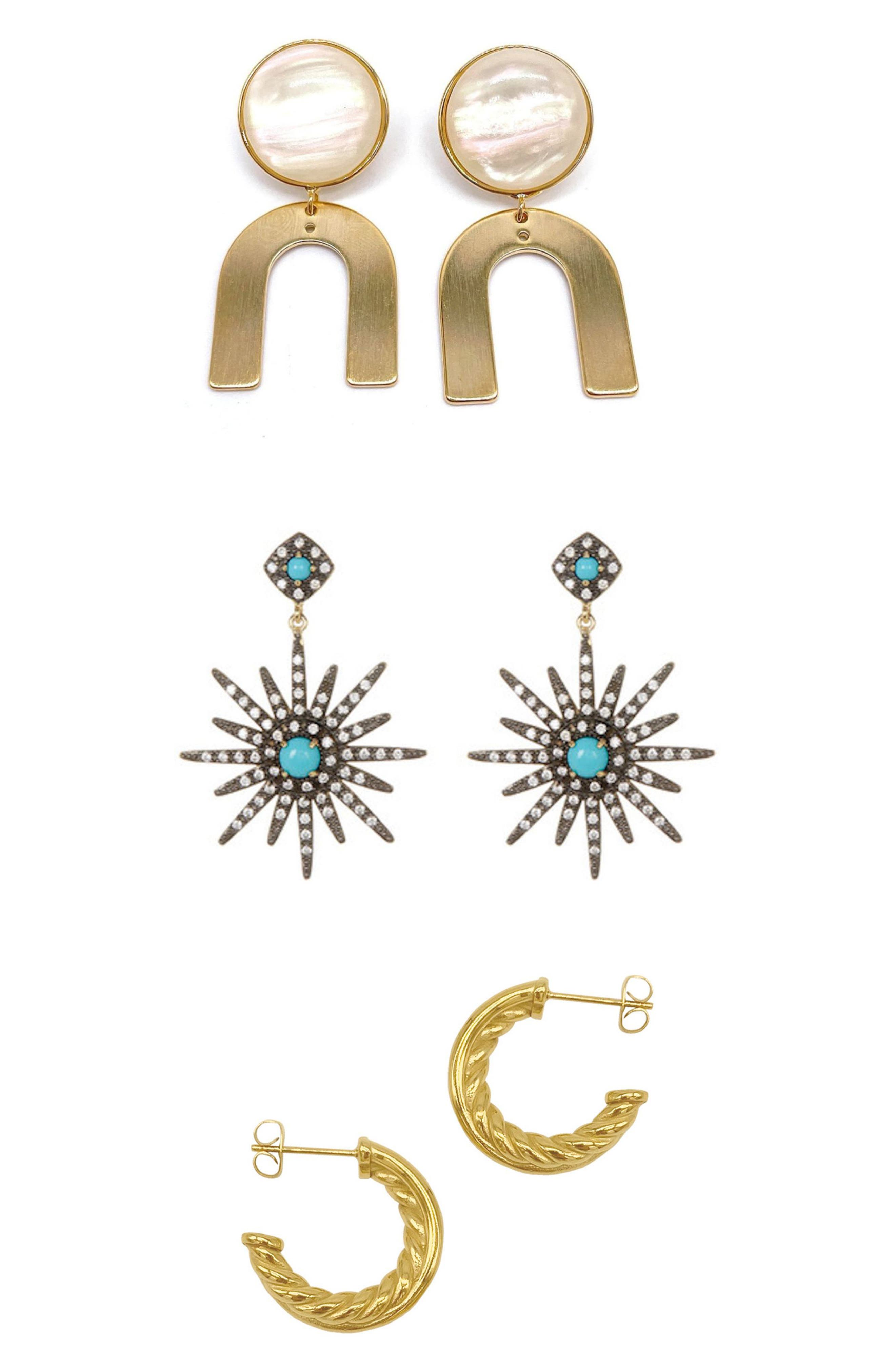 Set of 3 Earrings