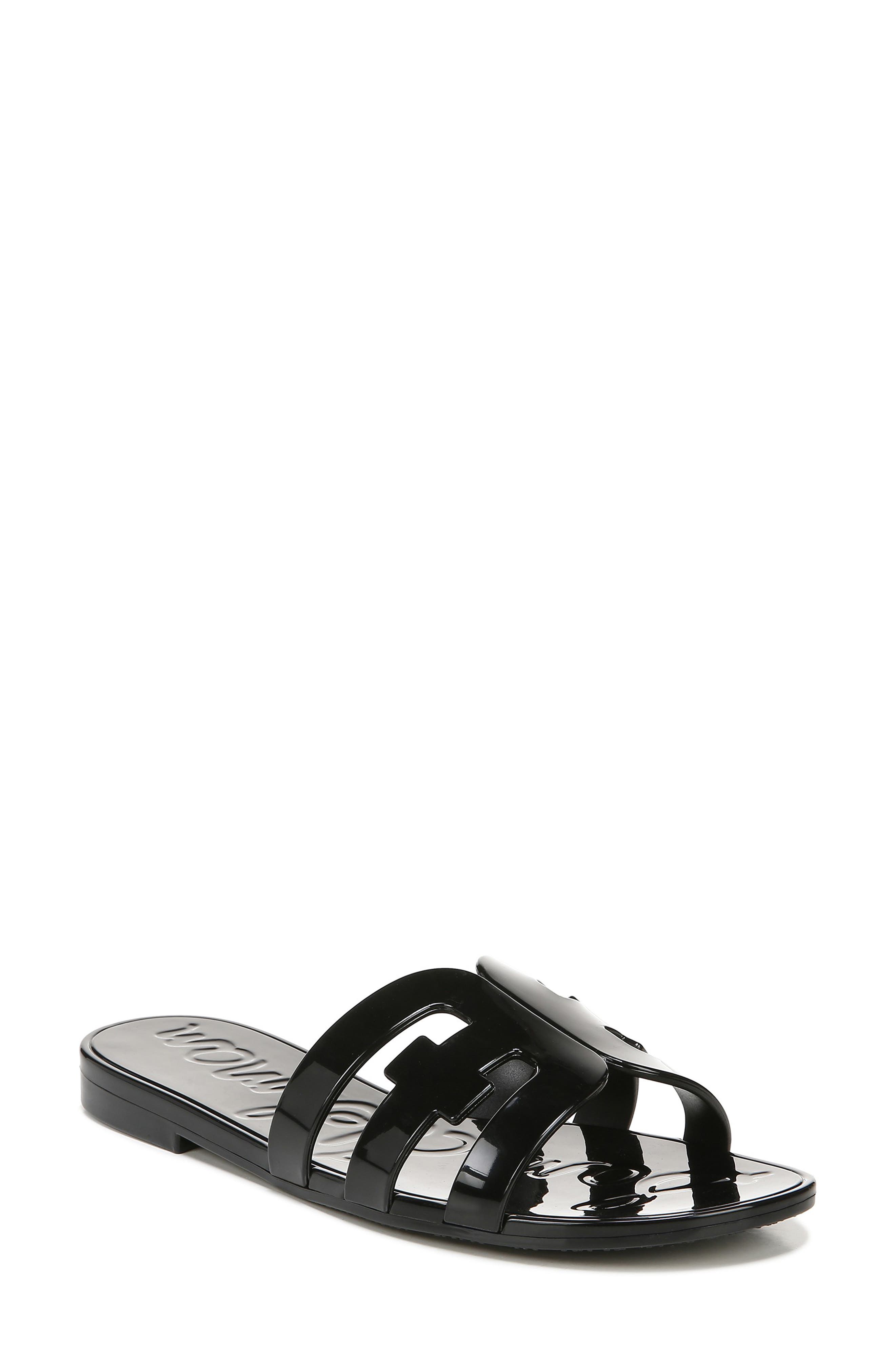 Sam Edelman Bay Jelly Slide Sandal, Main, color, Black