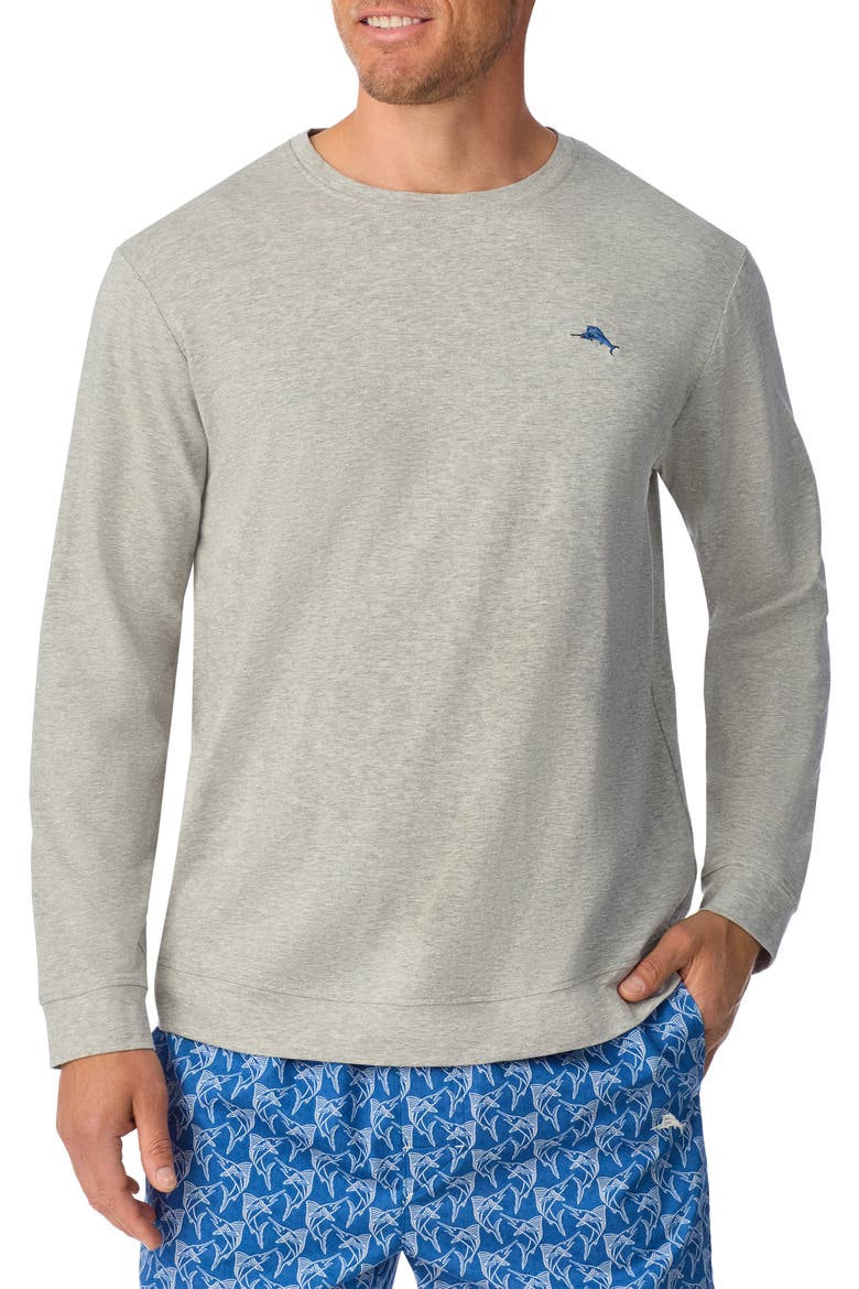 Long Sleeve T-Shirt, Main, color, GREYHTHR