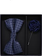 Ben Sherman Bow Tie & Lapel Pin Set
