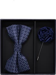 Ben Sherman Bow Tie & Lapel Pin Set